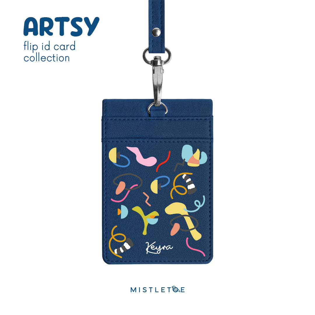 Abstract - Flip ID Card | Lanyard