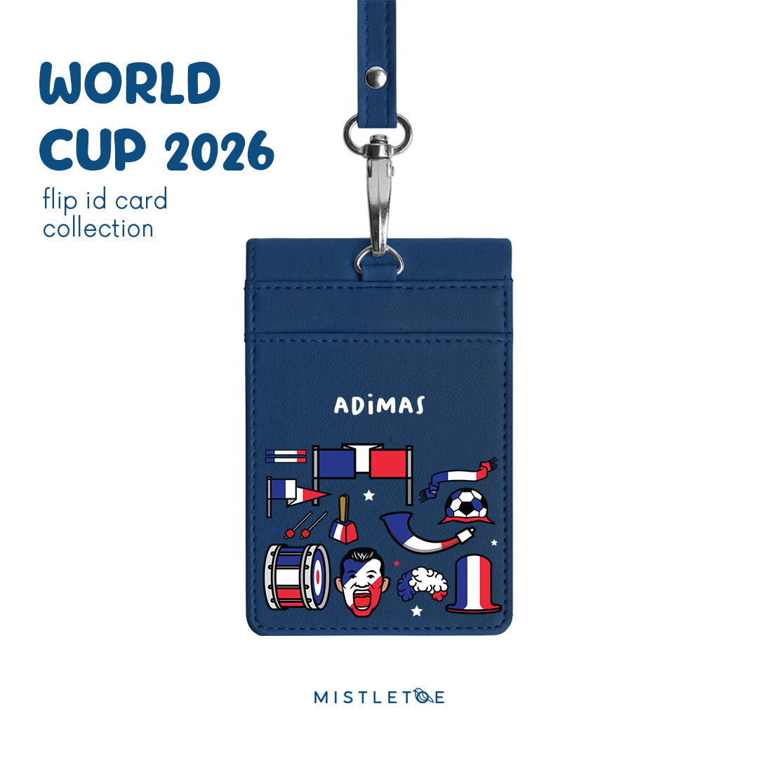 Bleu Prestige - Flip ID Card | Lanyard