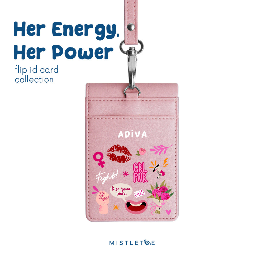 Bloom Brave - Flip ID Card | Lanyard