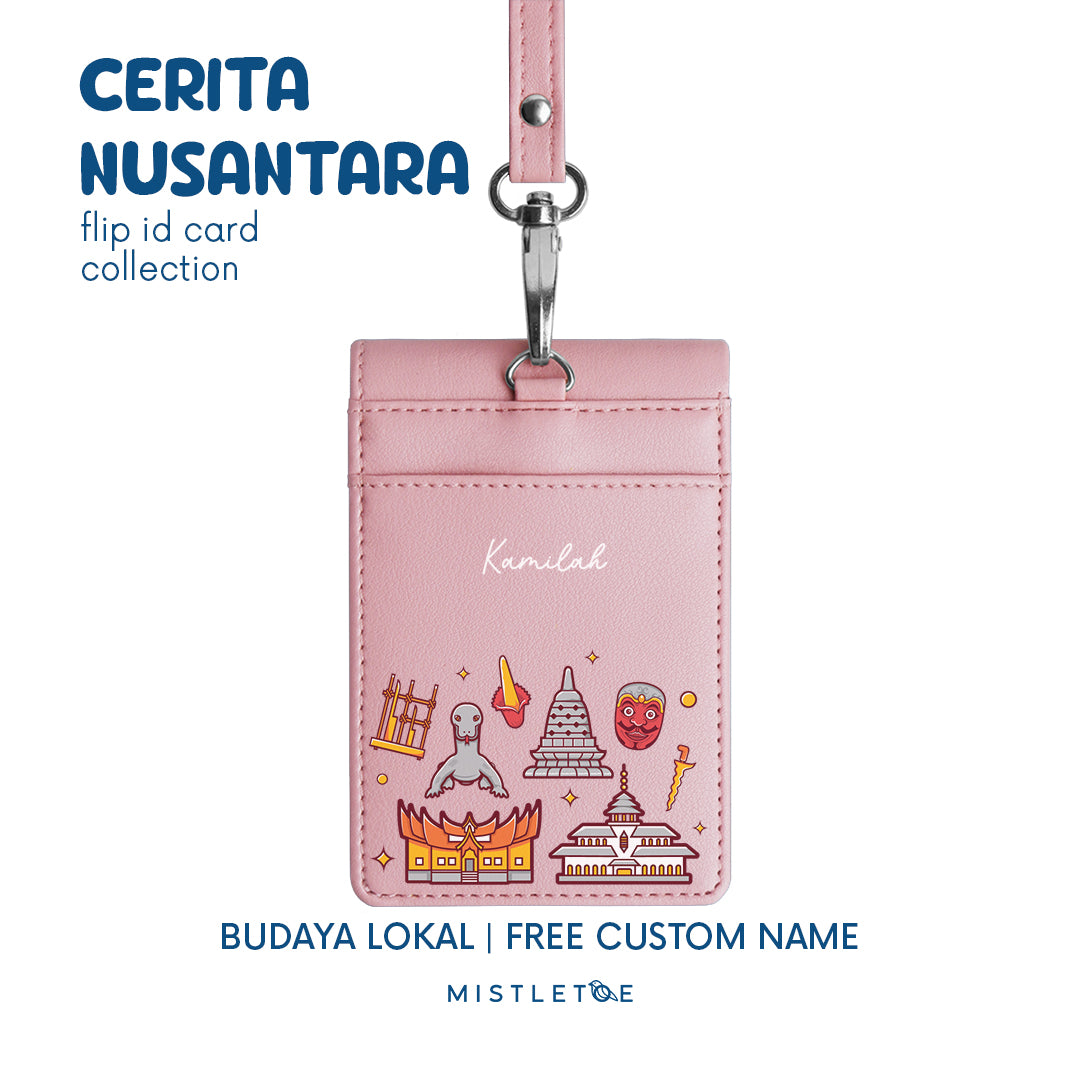 Budaya Lokal - Flip ID Card | Lanyard