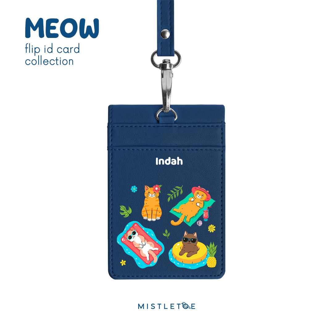 Catcation - Flip ID Card | Lanyard