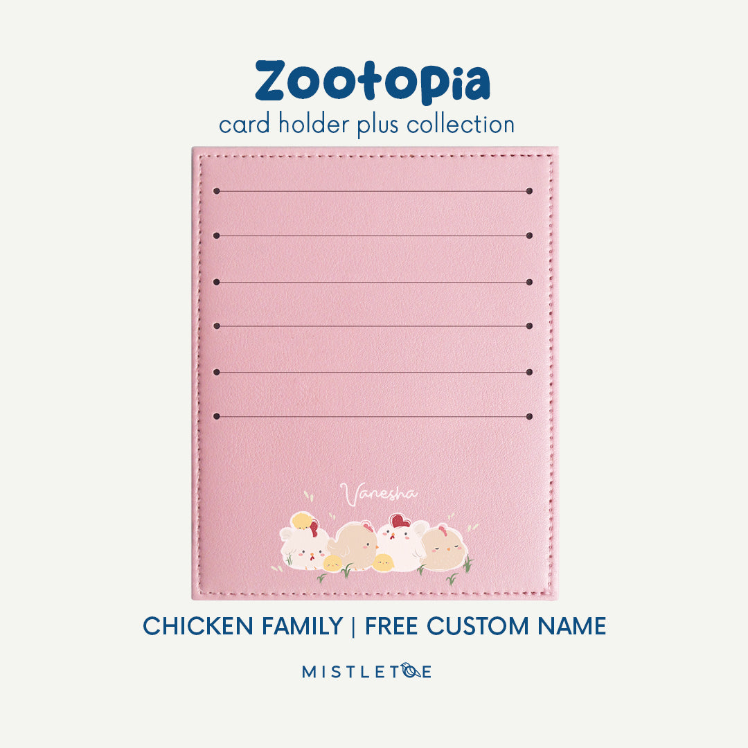 Chicken Family - Card Holder Plus