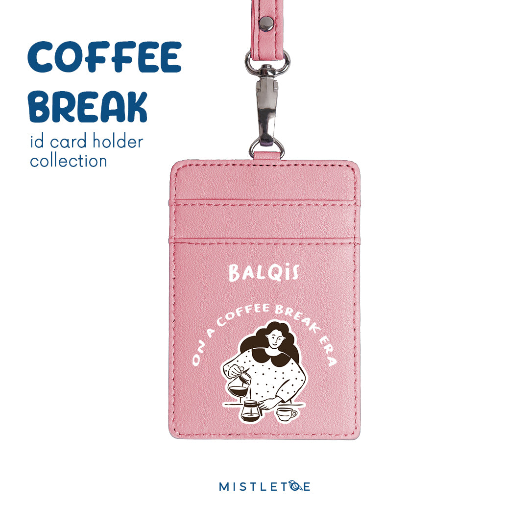 Coffee Break - ID Card Holder - Blossom Pink