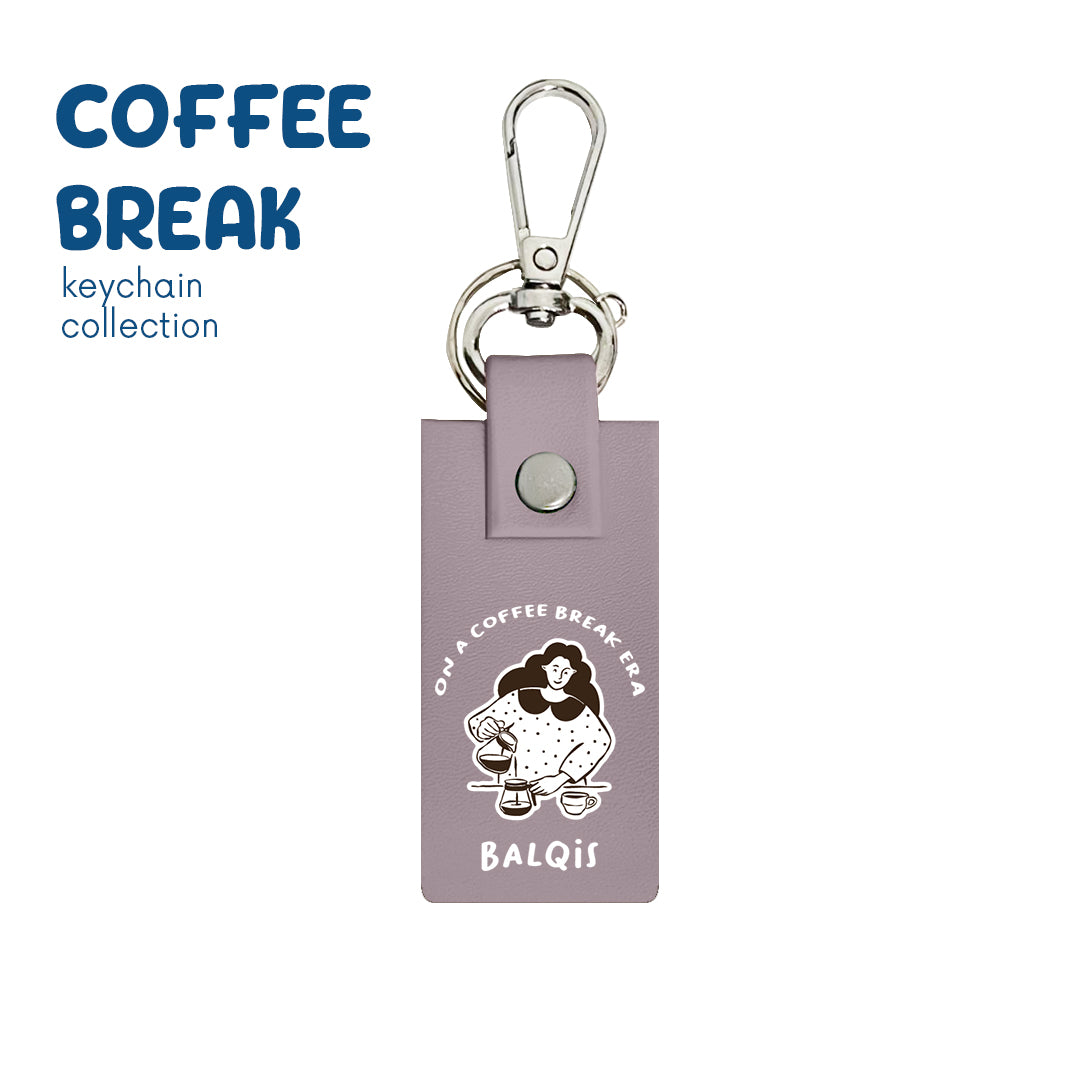Coffee Break - Keychain - Dusty Lavender