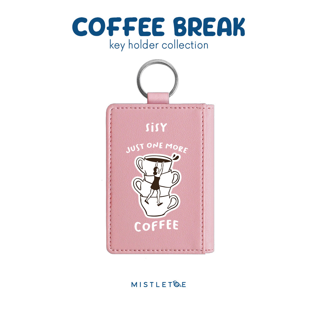 Coffee Please - Key Holder - Blossom Pink
