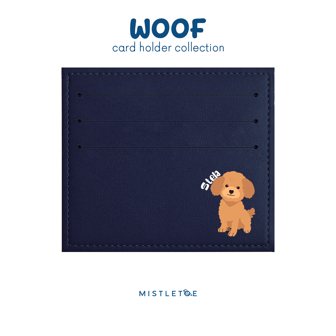 Cute Poodle - Card Holder