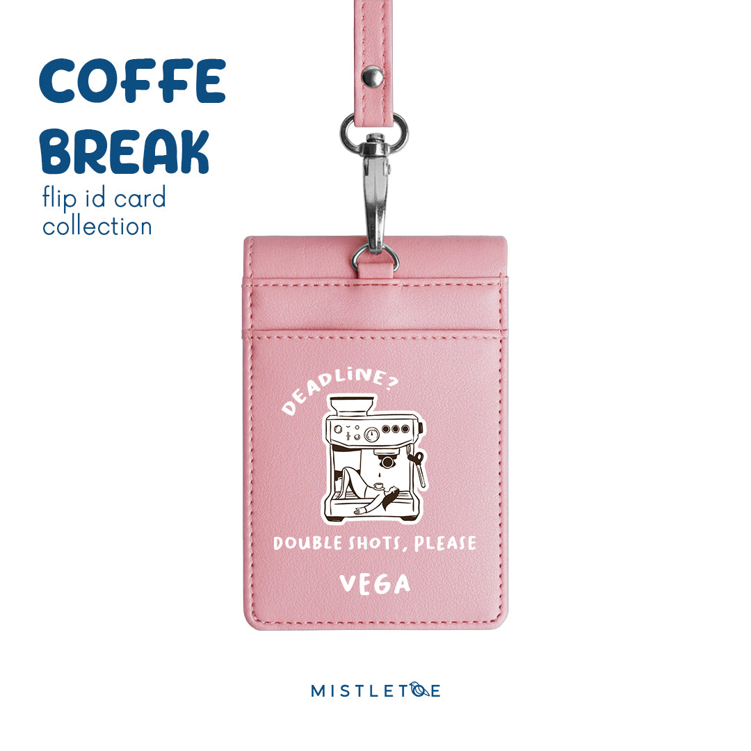 Double Shot - Flip ID Card - Blossom Pink