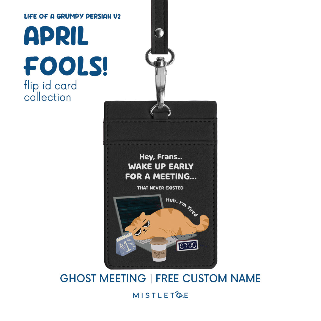 Ghost Meeting - Flip ID Card | Lanyard