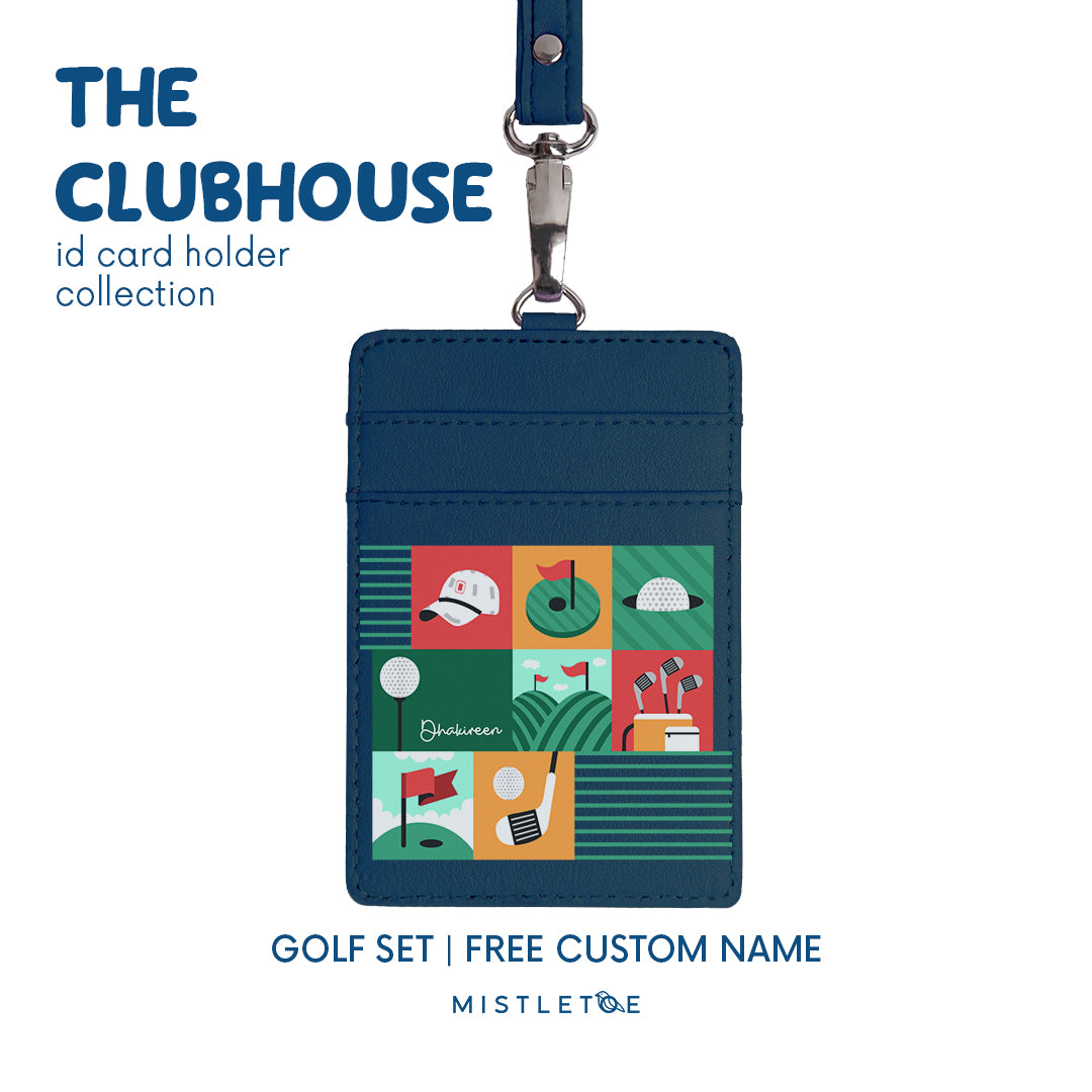 Golf Set - ID Card Holder | Lanyard