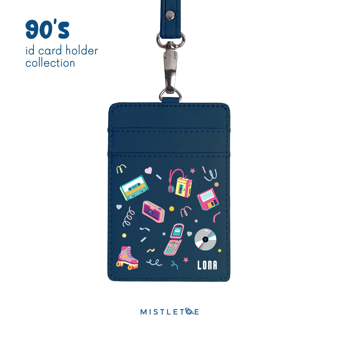 Happy 90's - ID Card Holder | Lanyard