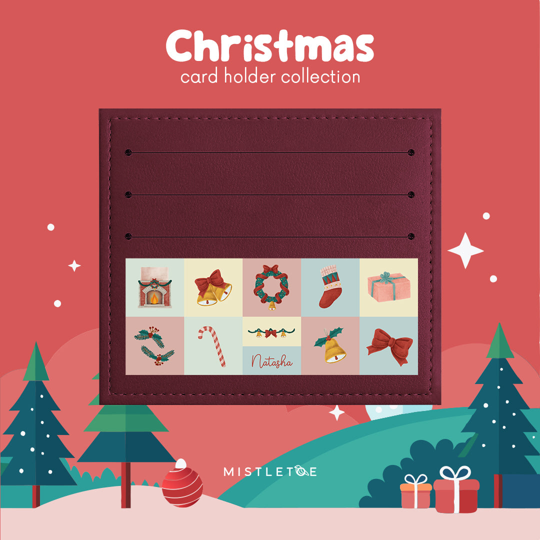 Holiday Montage - Card Holder