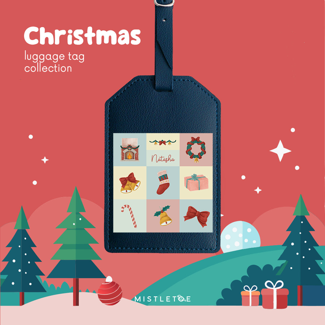 Holiday Montage - Luggage Tag