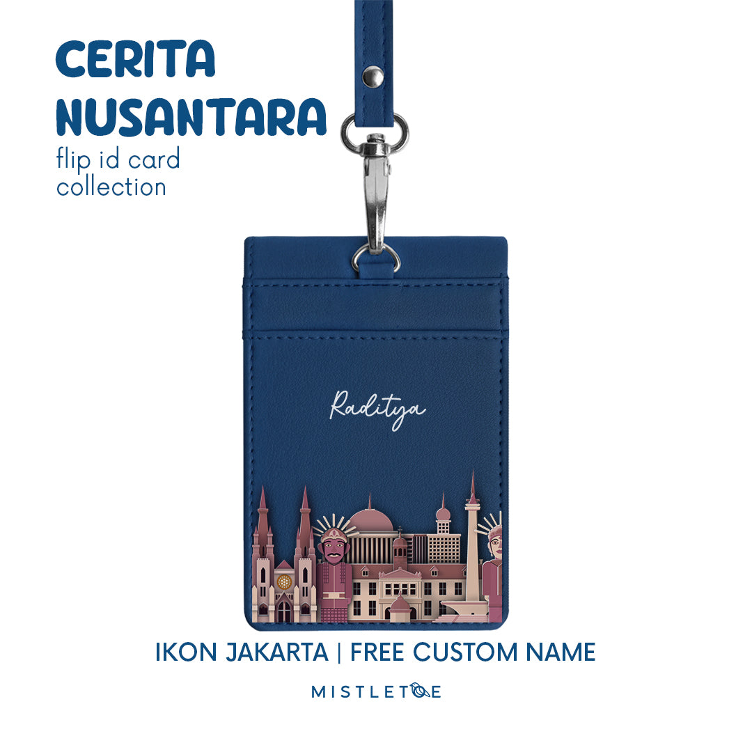 Ikon Jakarta - Flip ID Card | Lanyard