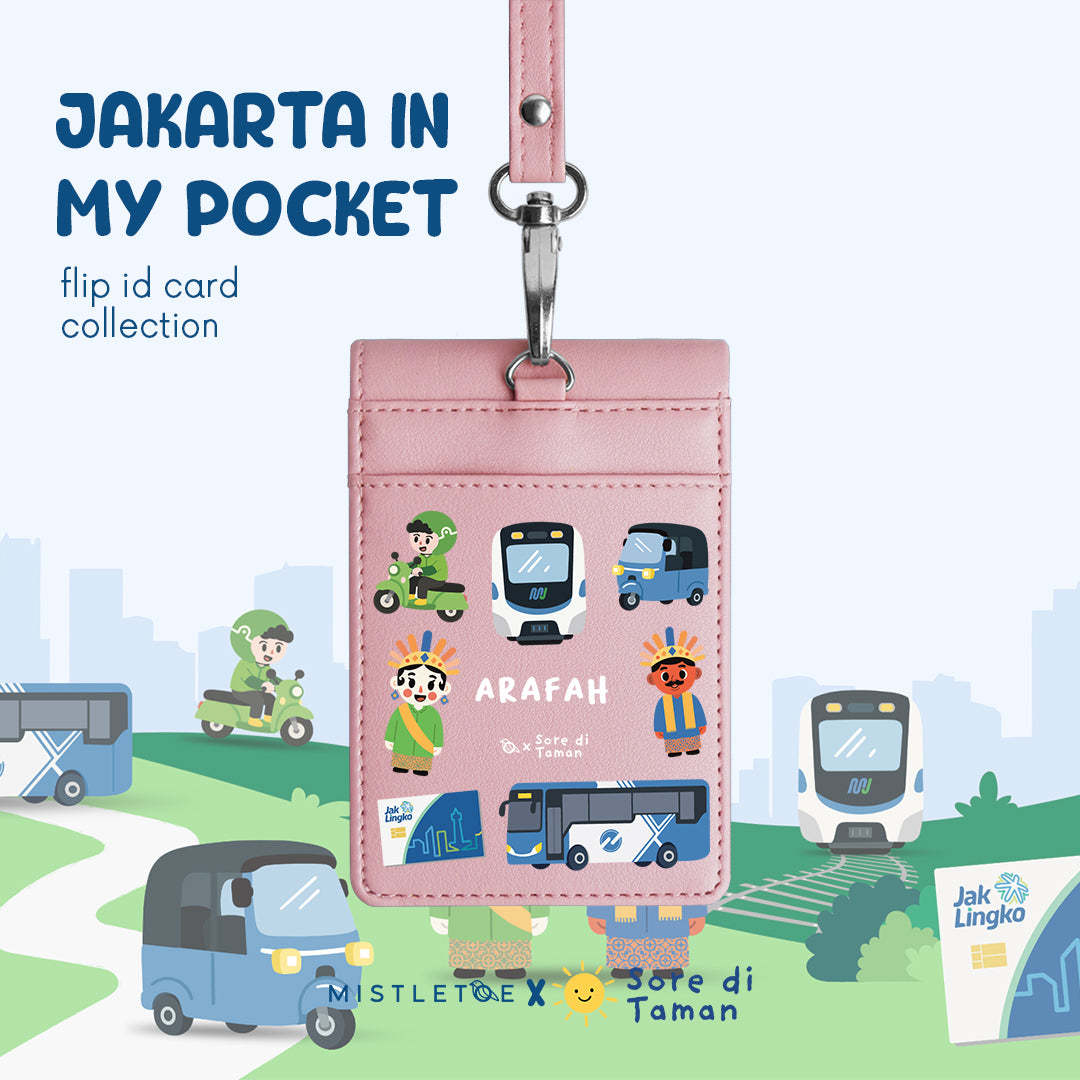 Jakarta in My Pocket - Flip ID Card | Lanyard