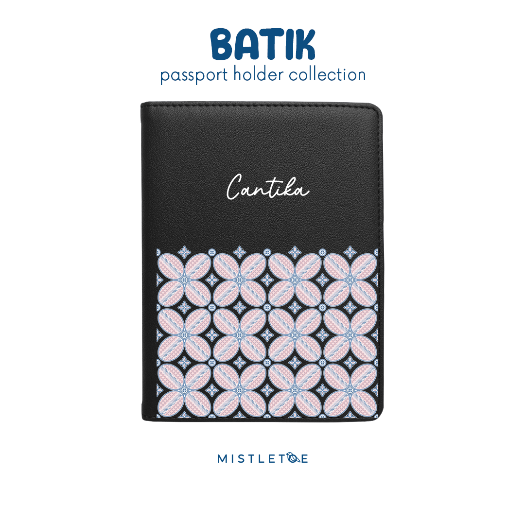 Kawung Sakura - Passport Holder