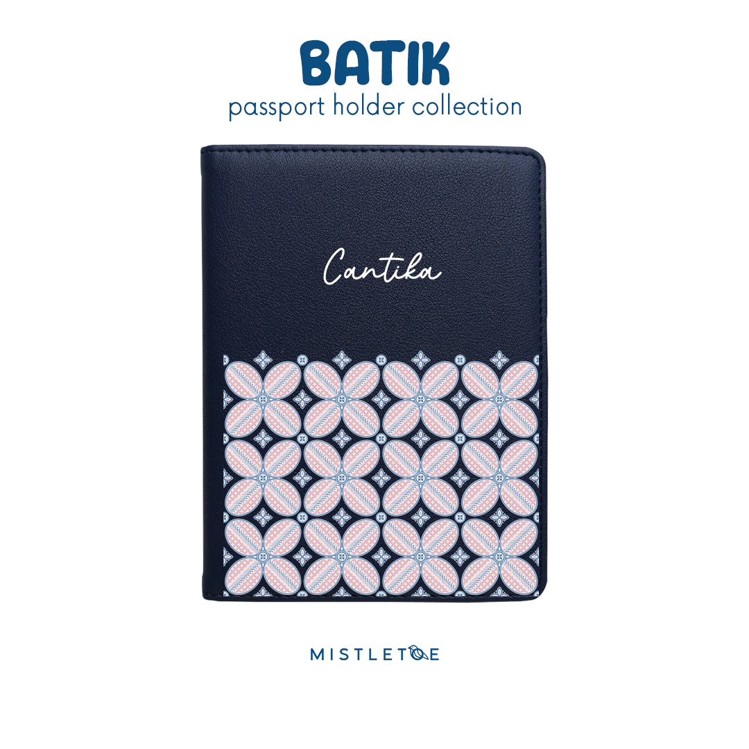 Kawung Sakura - Passport Holder