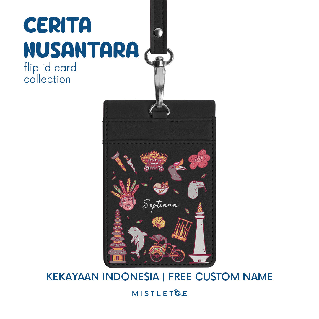 Kekayaan Indonesia - Flip ID Card | Lanyard