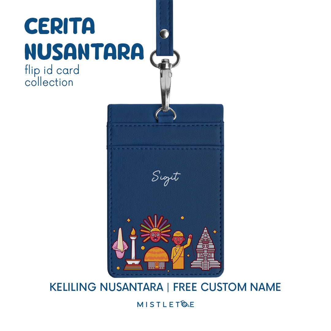 Keliling Nusantara - Flip ID Card | Lanyard