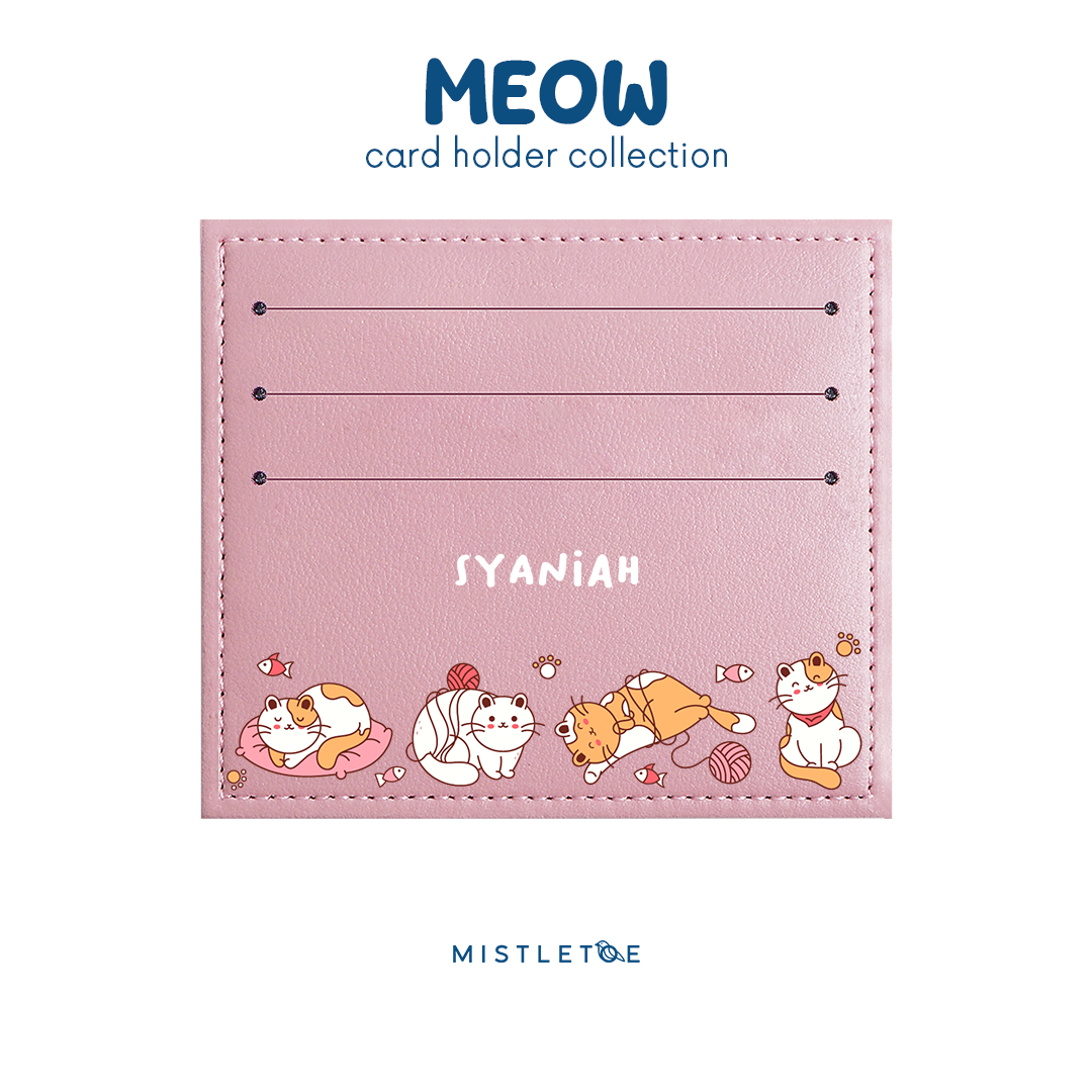 Kitten Nap - Card Holder