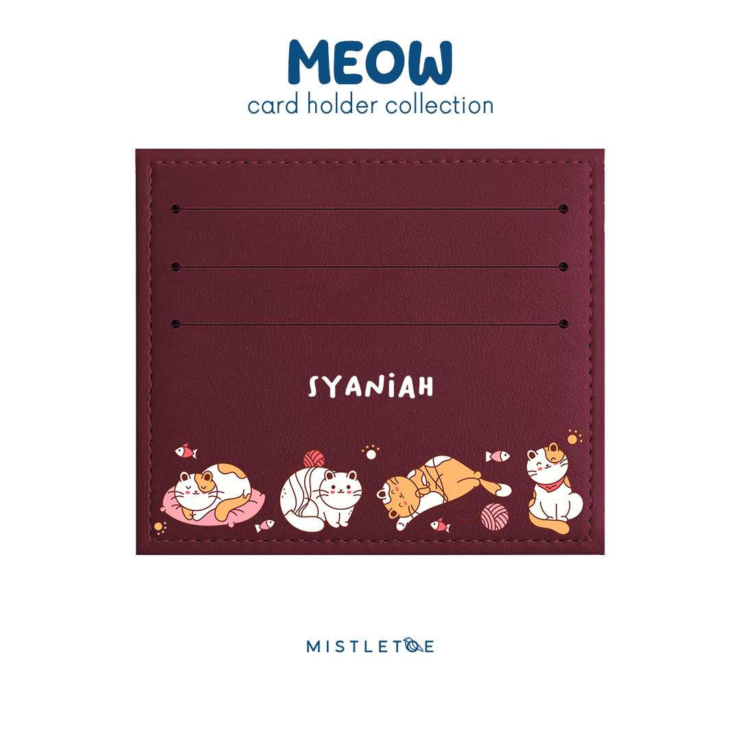 Kitten Nap - Card Holder