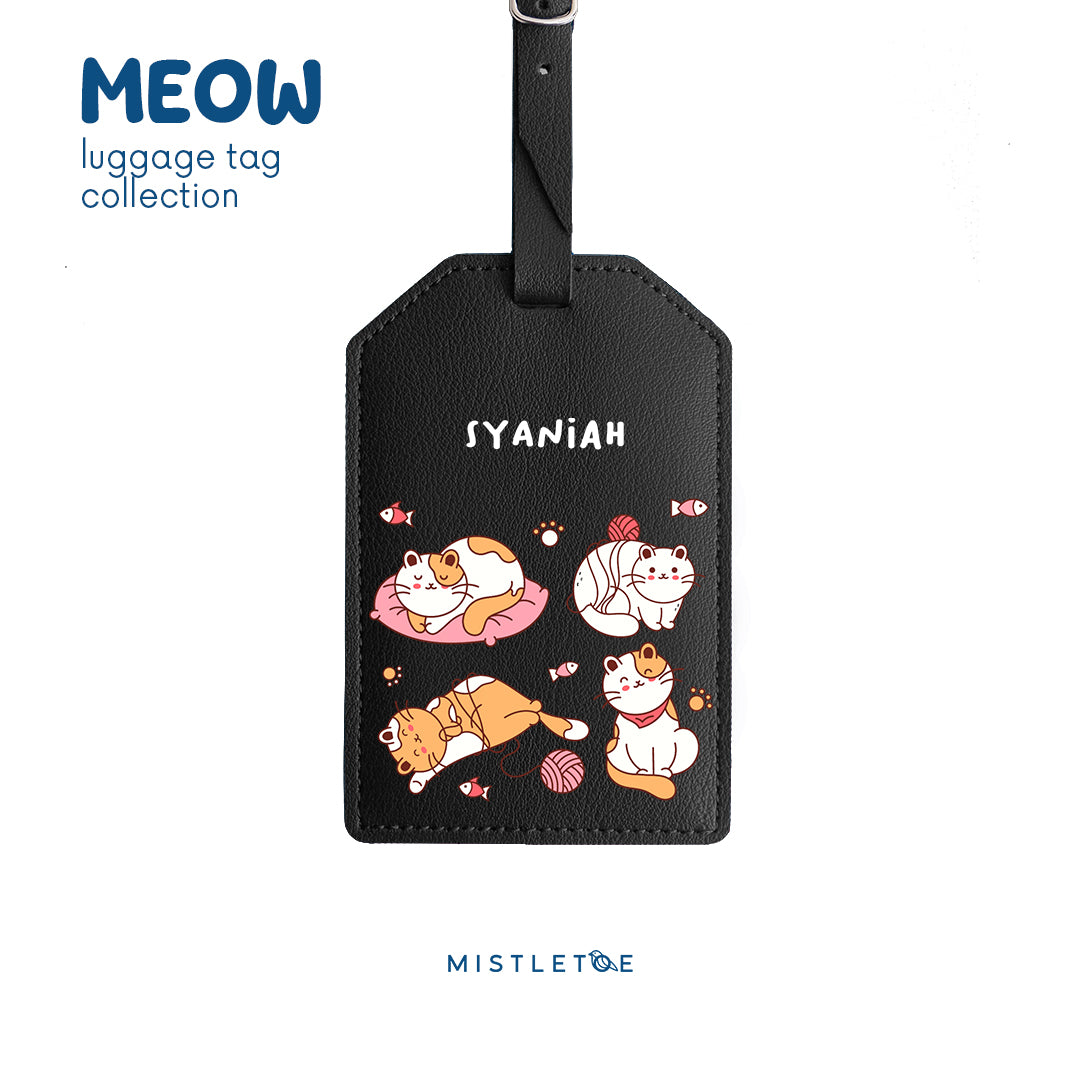 Kitten Nap - Luggage Tag