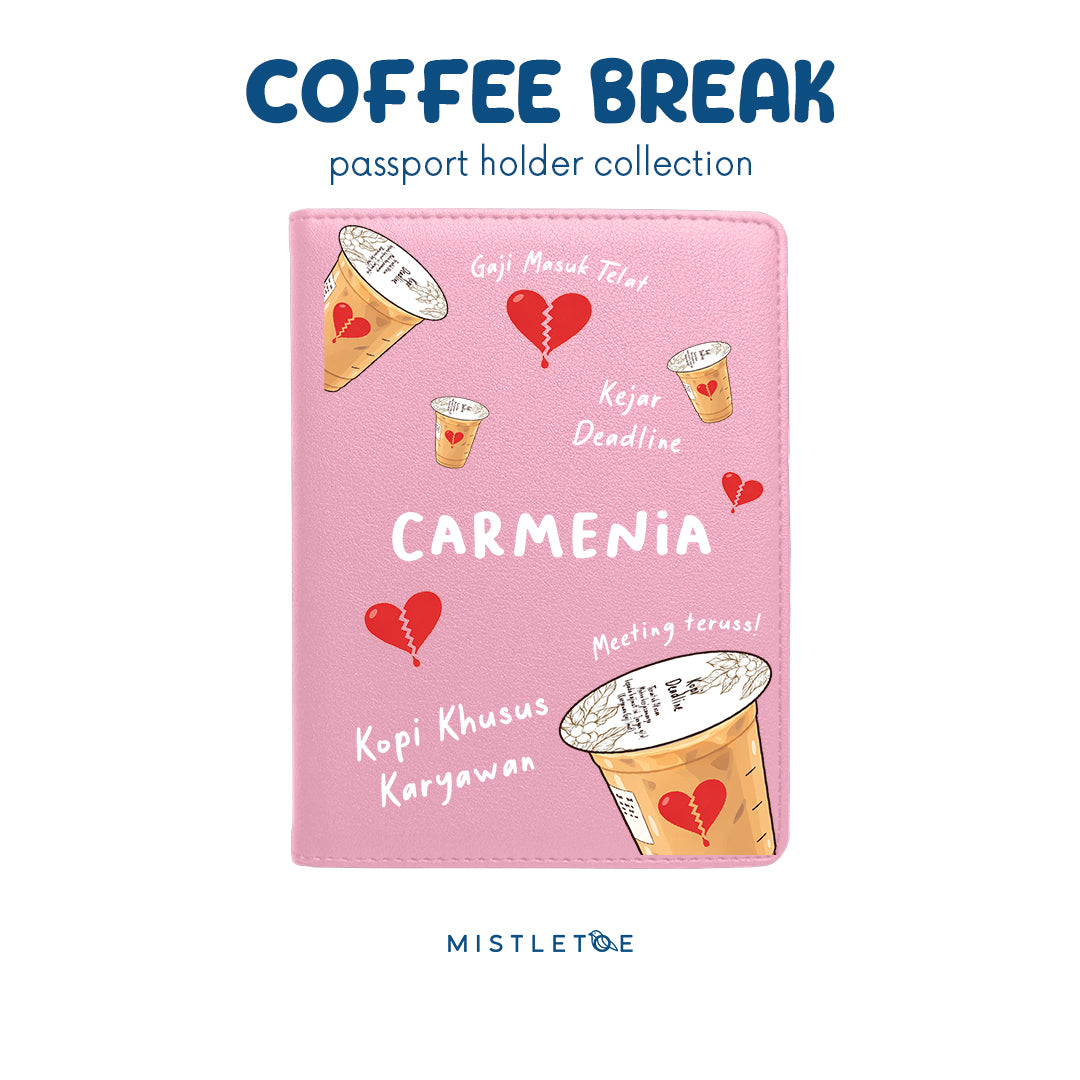 Kopi Deadline - Passport Holder - Blossom Pink