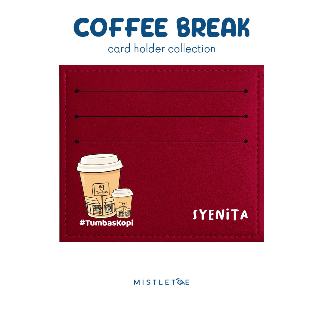 Kopi Tumbas - Card Holder - Cherry Red