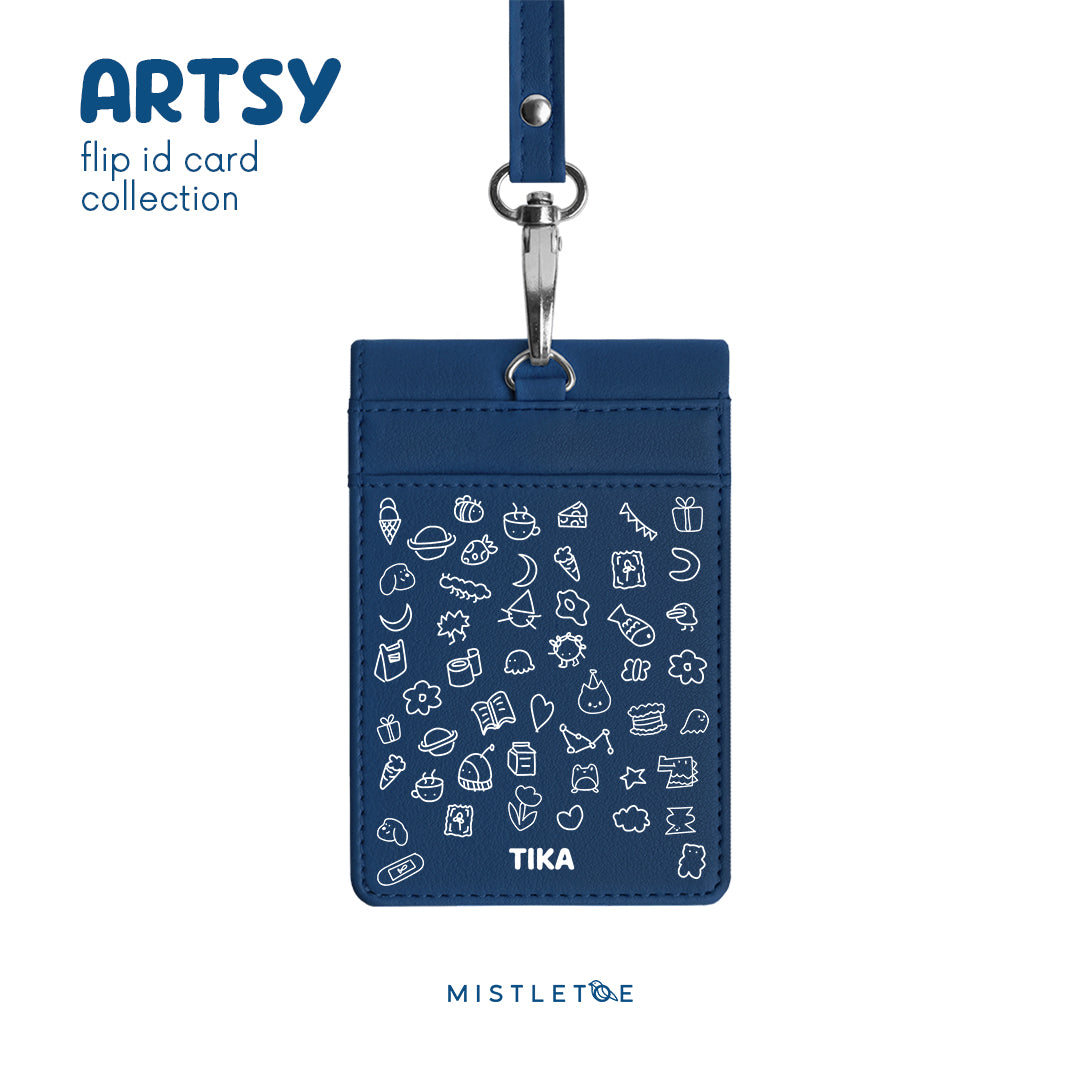 Life in Doodle - Flip ID Card | Lanyard