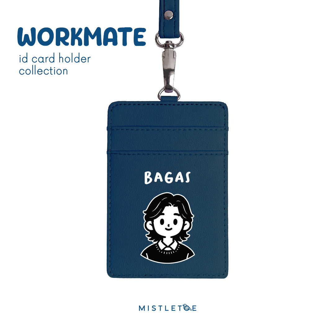 Long Hair Man - ID Card Holder | Lanyard