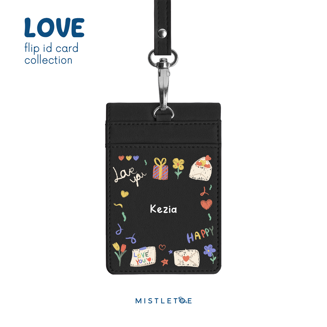 Love Letters - Flip ID Card | Lanyard