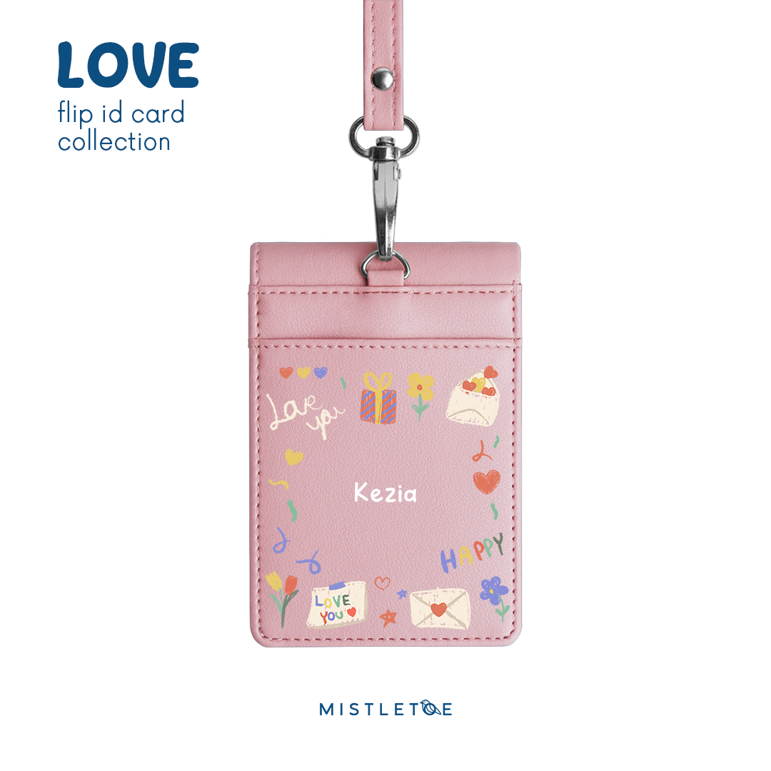Love Letters - Flip ID Card | Lanyard