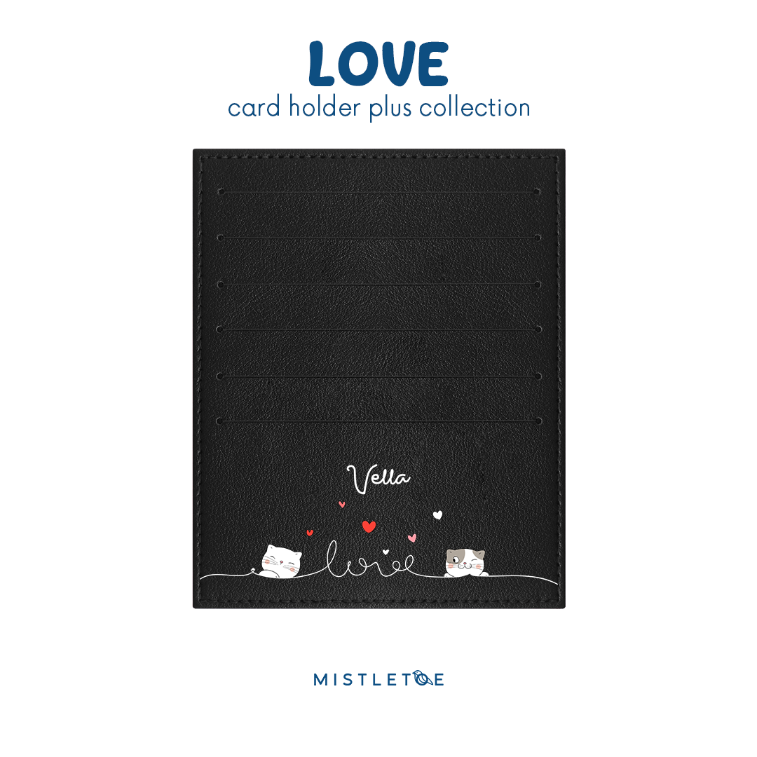 Love Love Cat - Card Holder Plus