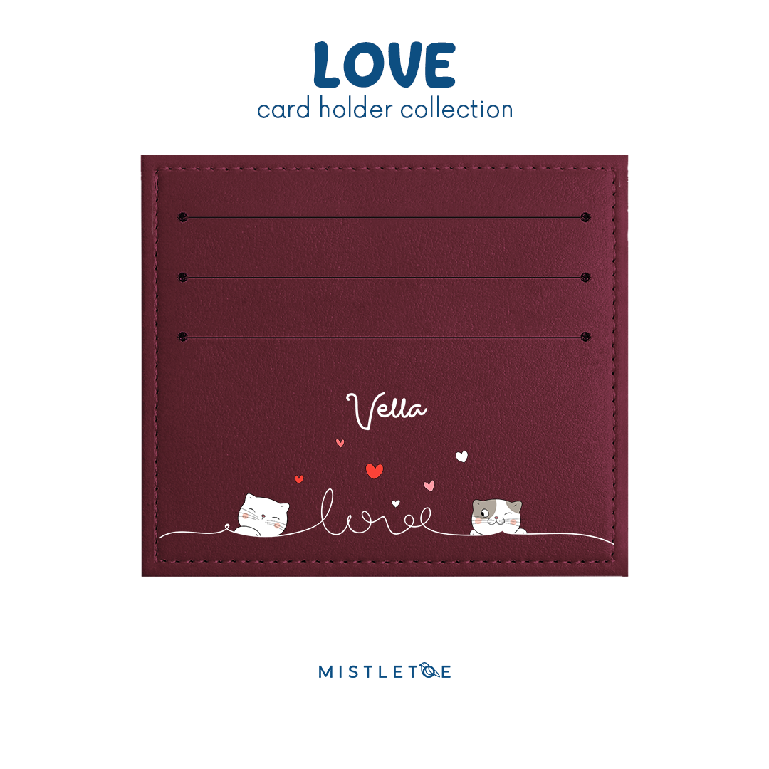 Love Love Cat - Card Holder