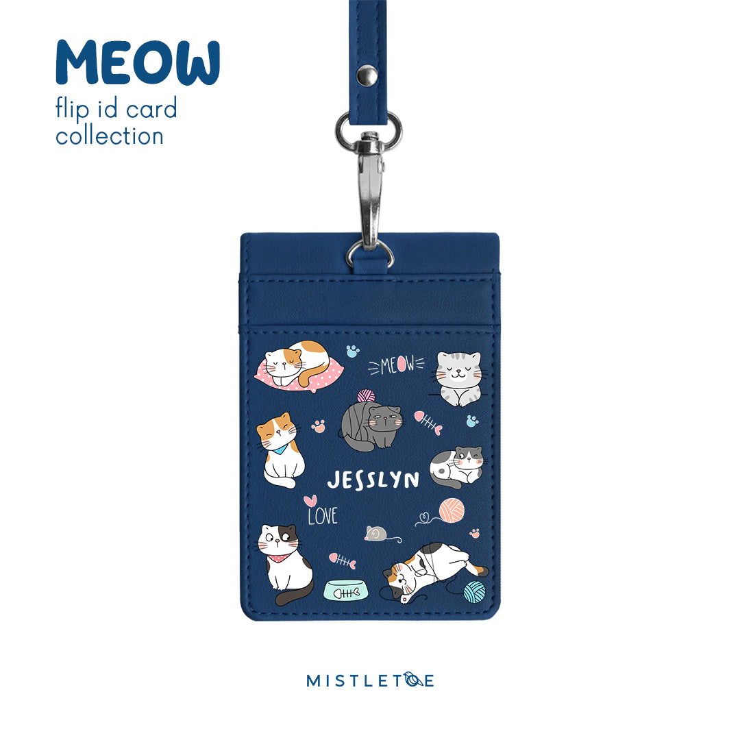 Meowland - Flip ID Card | Lanyard