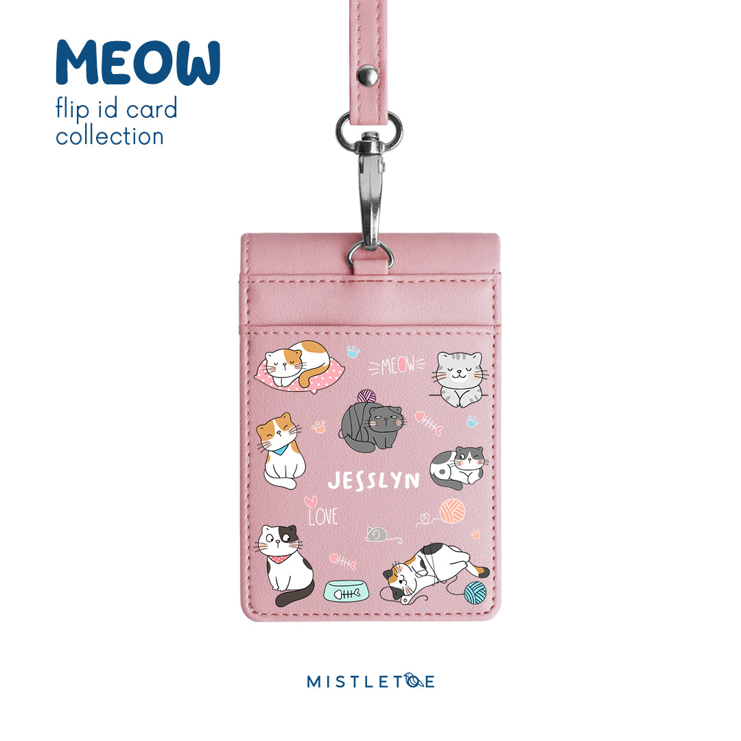 Meowland - Flip ID Card | Lanyard