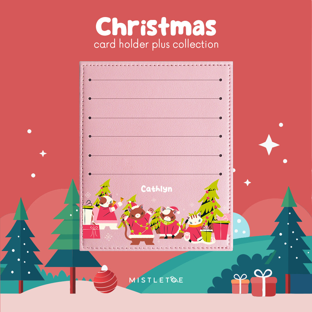 Meowy Christmas - Card Holder Plus
