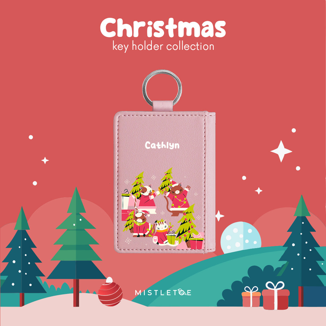 Meowy Christmas - Key Holder