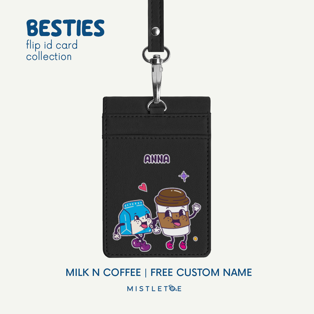 Milk n Coffee - Flip ID Card | Lanyard