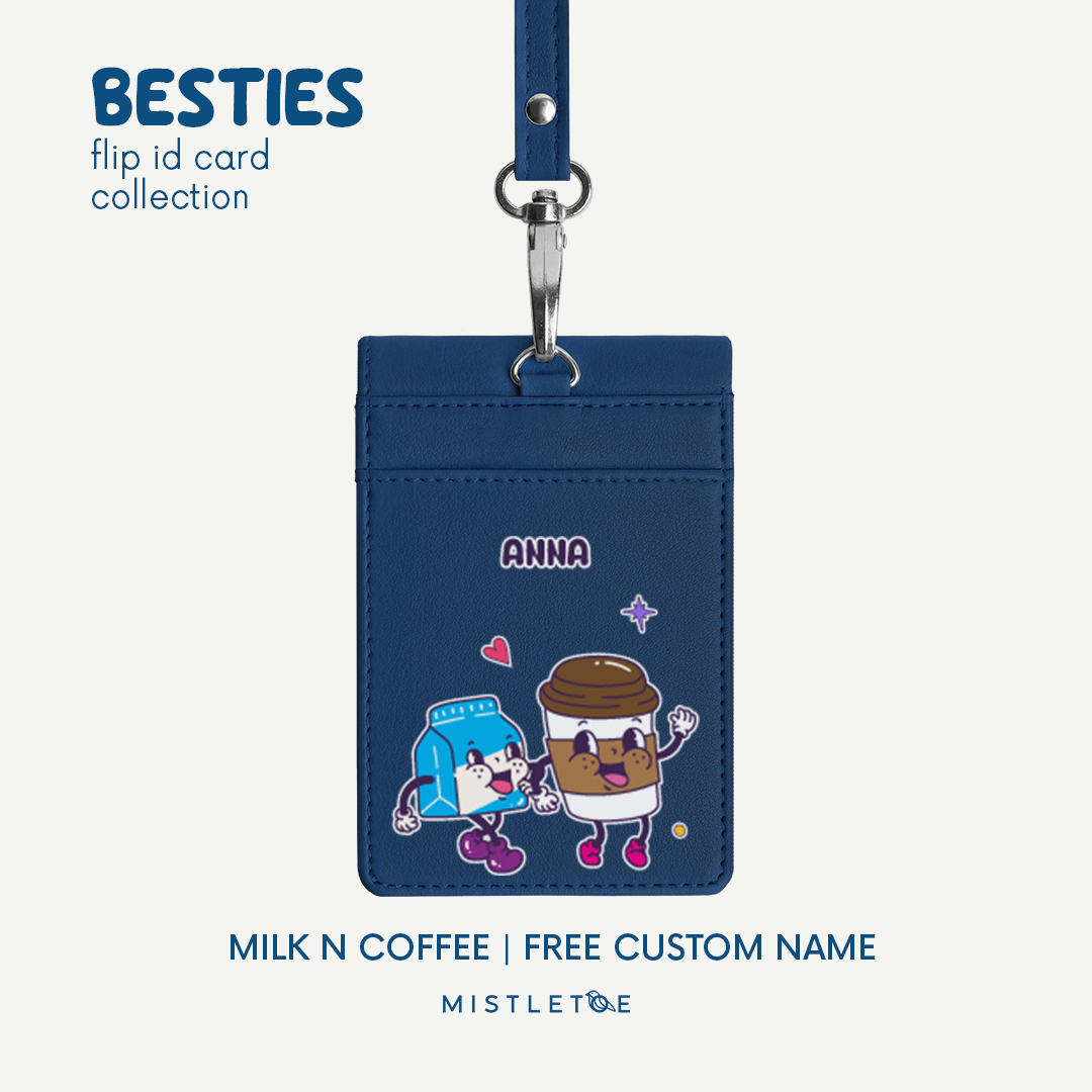 Milk n Coffee - Flip ID Card | Lanyard