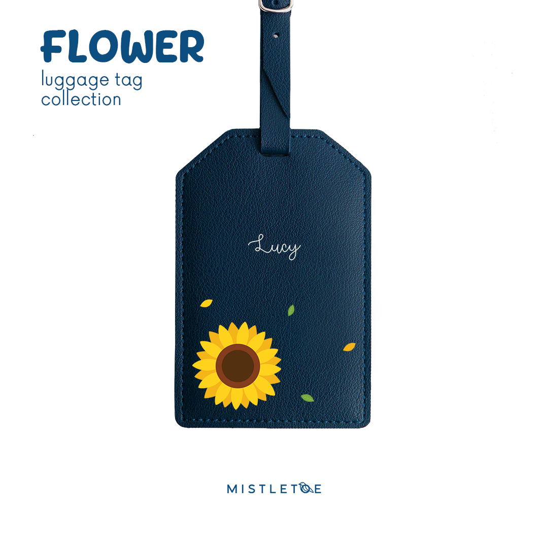 Mini Sunflower - Luggage Tag