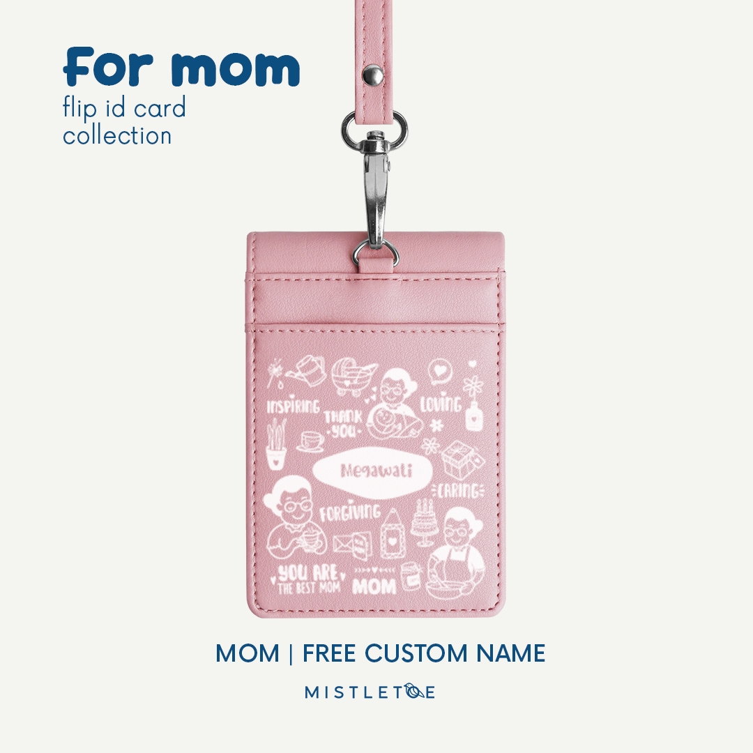 Mom - Flip ID Card | Lanyard
