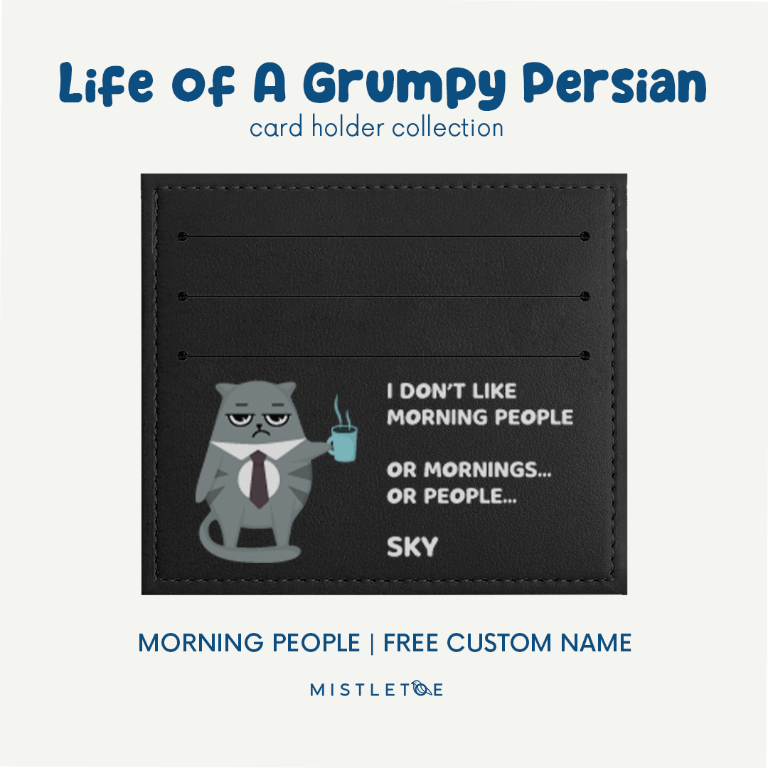 Morning People - Card Holder