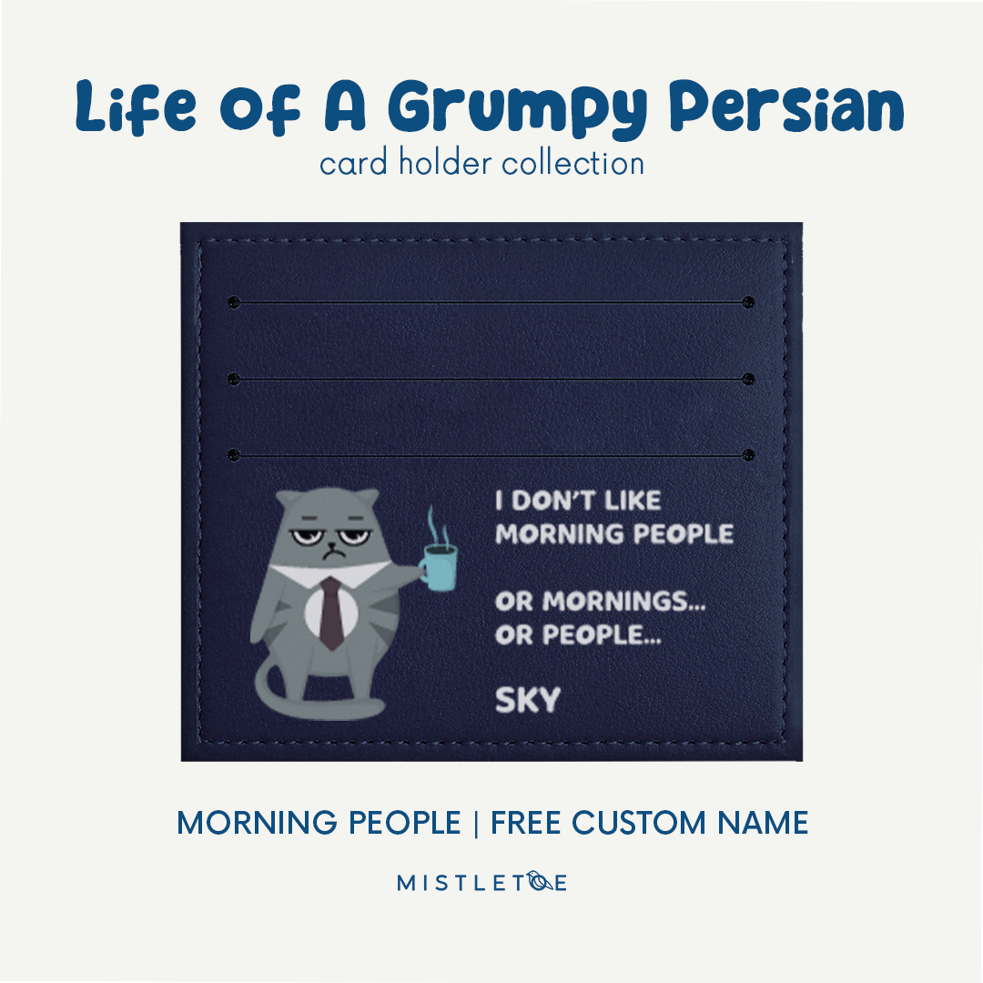Morning People - Card Holder