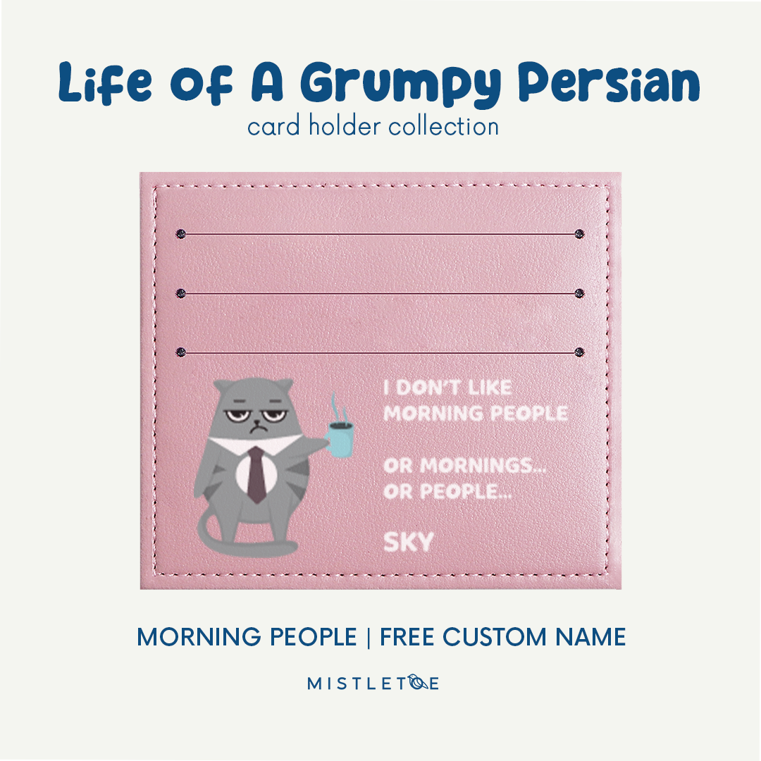Morning People - Card Holder