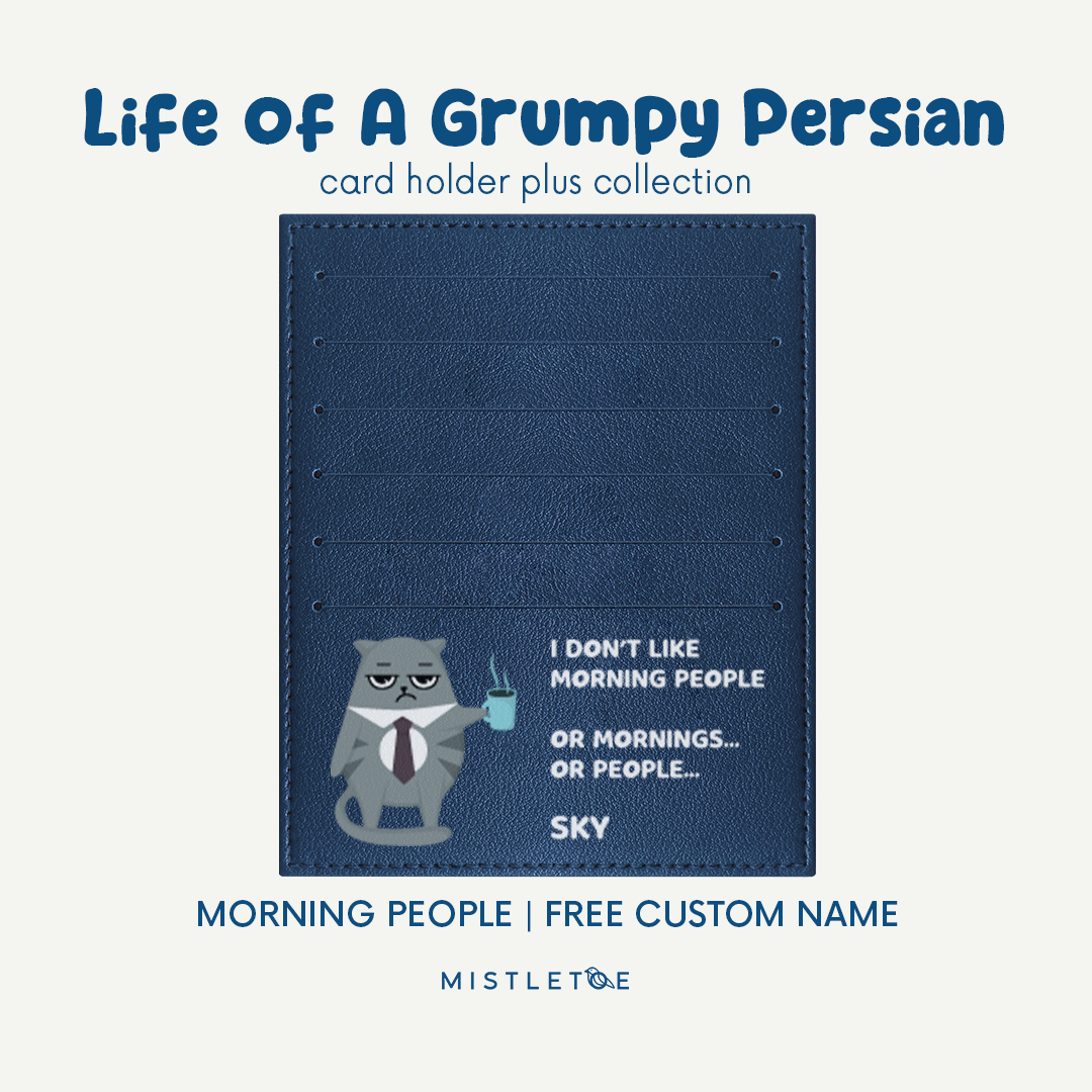Morning People - Card Holder Plus