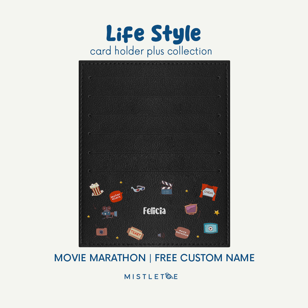Movie Marathon - Card Holder Plus