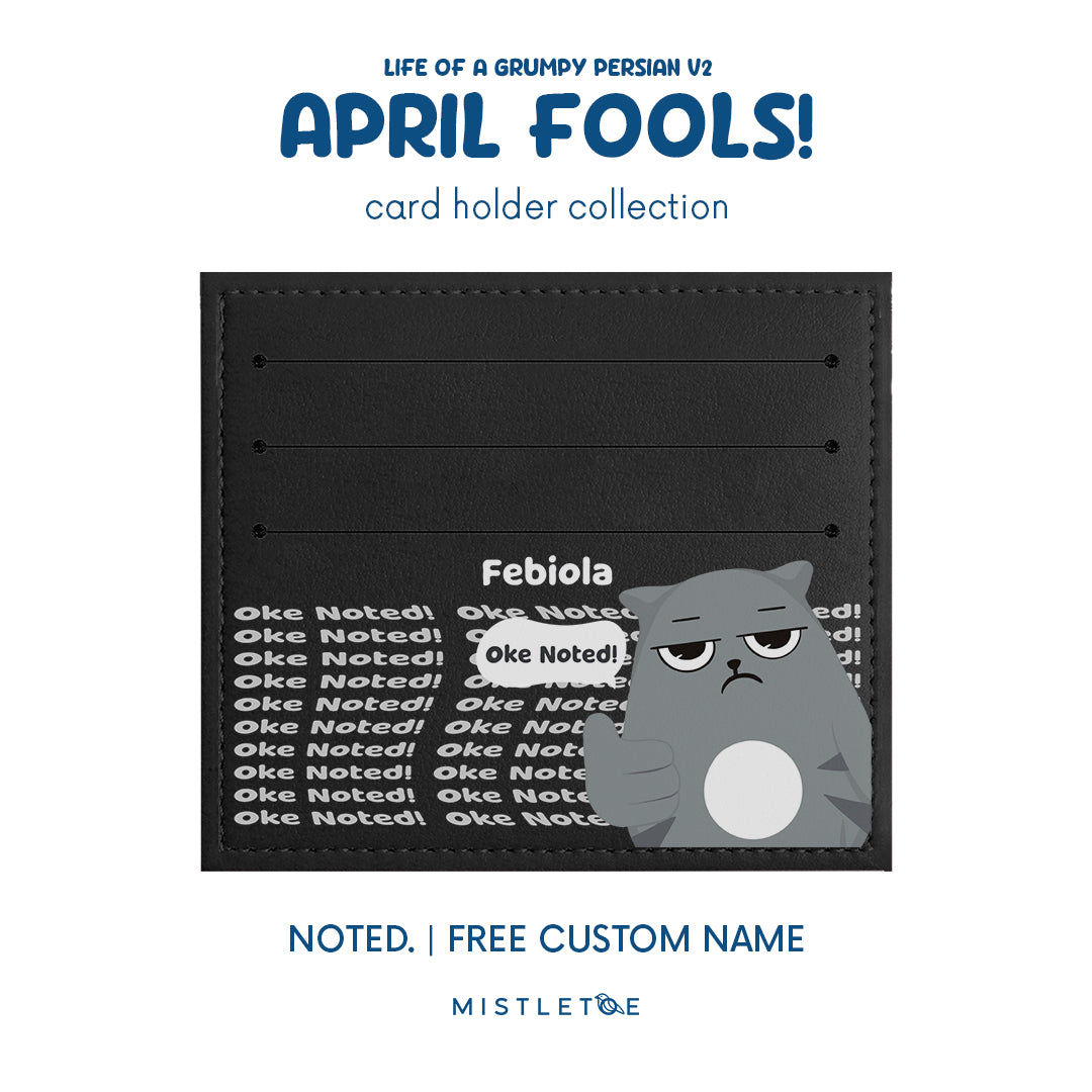 Noted. - Card Holder