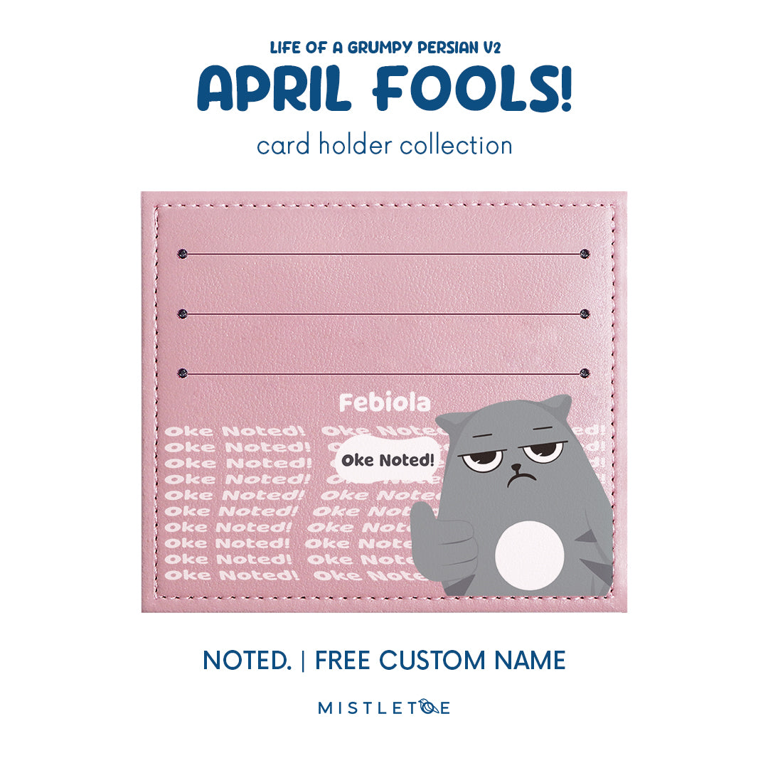Noted. - Card Holder