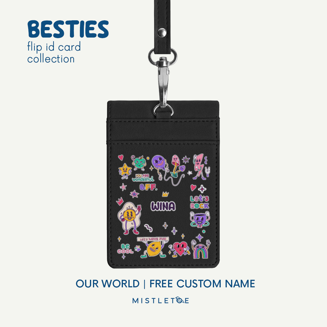 Our World - Flip ID Card | Lanyard