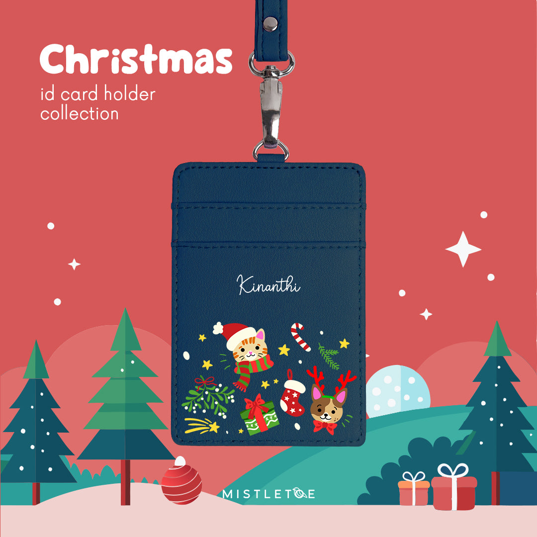 Paw-sitive Noel - ID Card Holder | Lanyard